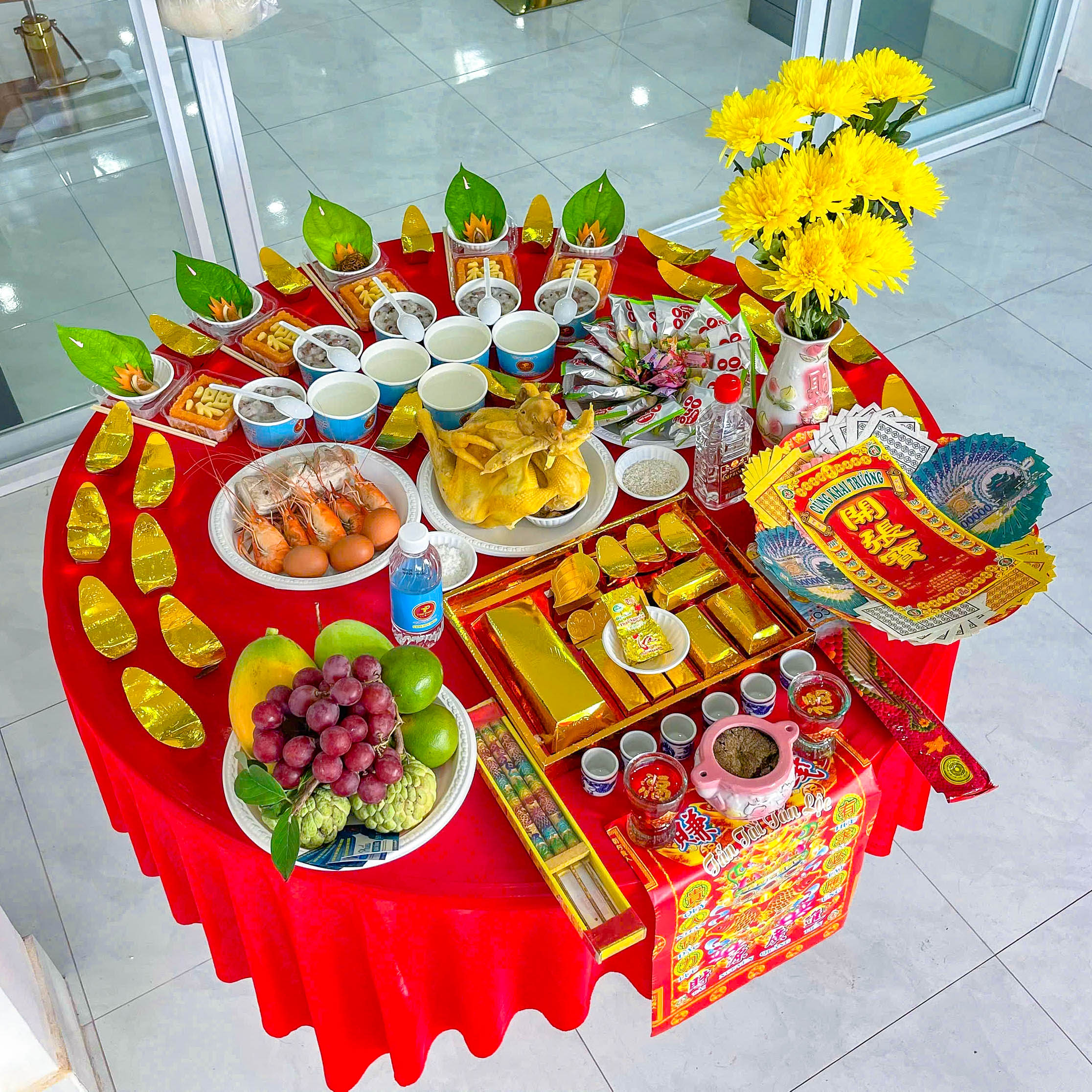 Mâm Cúng Khai Trương Tại Cần Thơ, Đúng Chuẩn Phong Tục